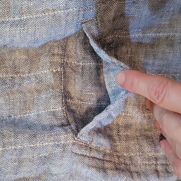 Eileen Fisher linen lagenlook jacket - Picture 5 of 5